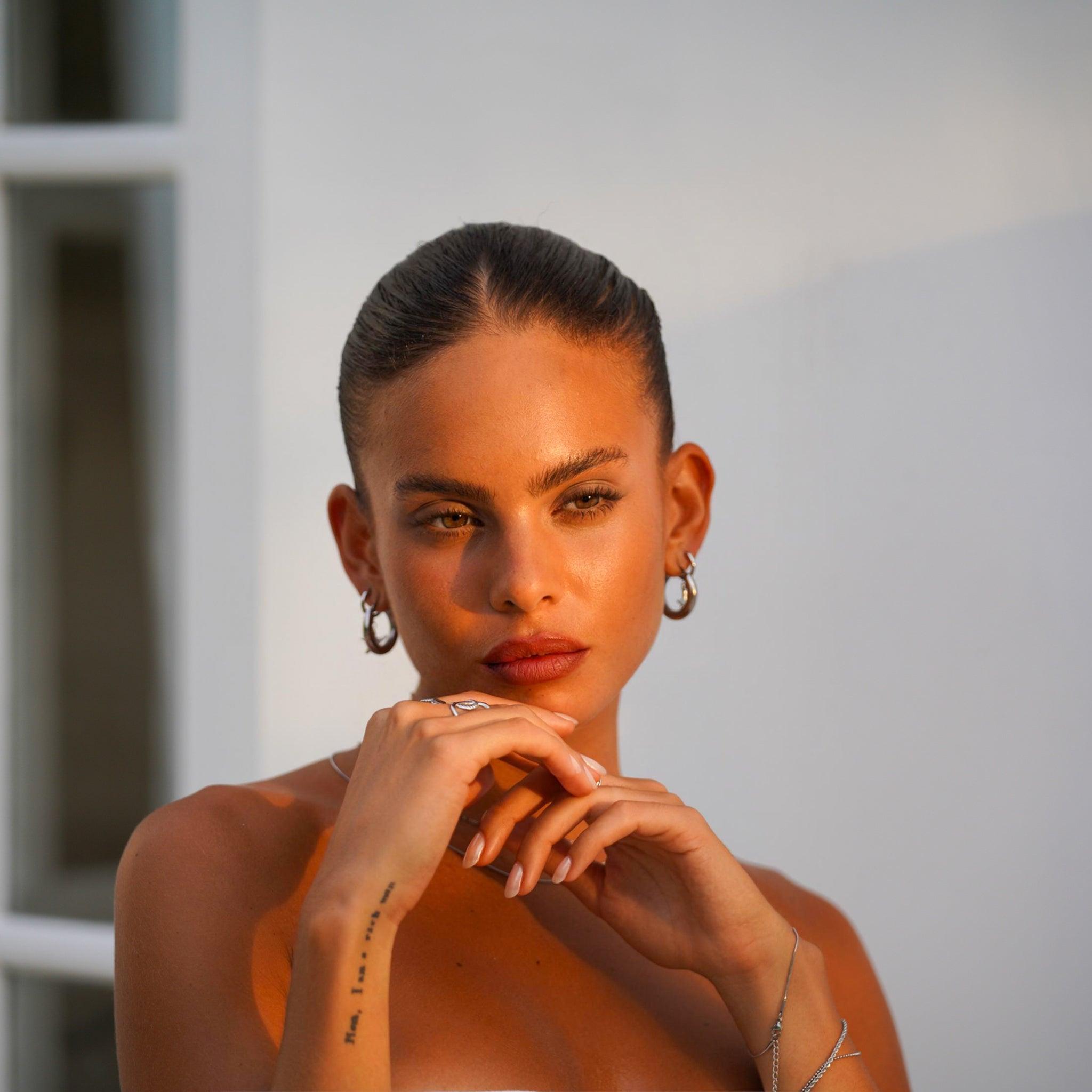 Brincos de Argola Cáspio